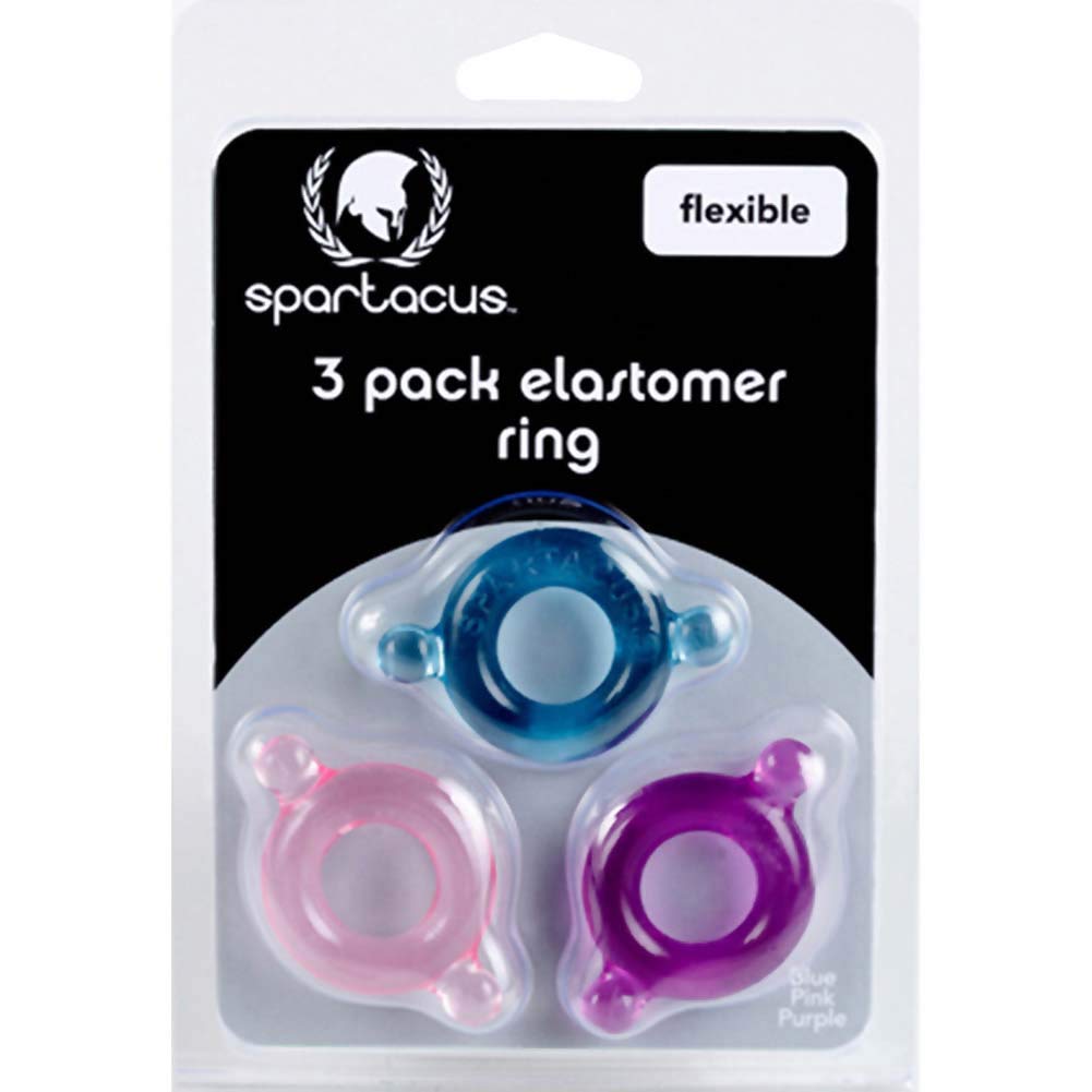 Premium Elastomer Blue Purple Pink Hair Ties Set - Soft & Stretchable Hair Bands for Women & Girls - Perfect for Workouts, Yoga, School & Everyday Use