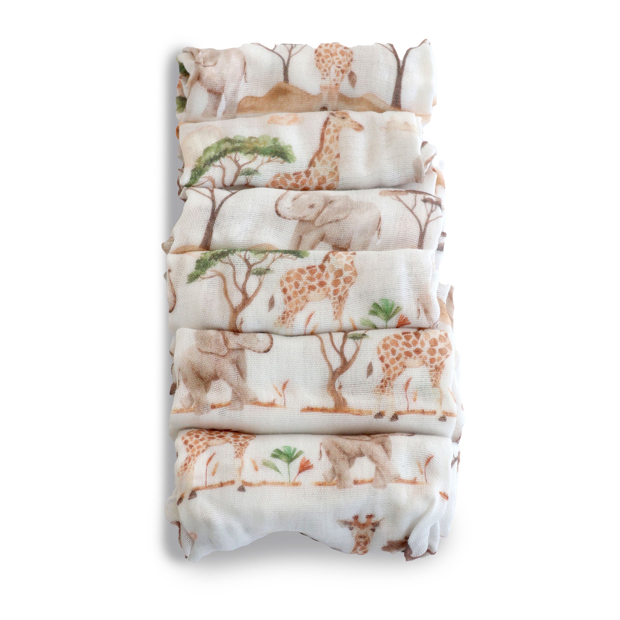 Premium 6-Pack Bamboo Muslin Face Cloths - Soft & Eco-Friendly for Baby Care, Makeup Removal & Gentle Exfoliation - Ideal for Sensitive Skin & Sustainable Skincare Routine