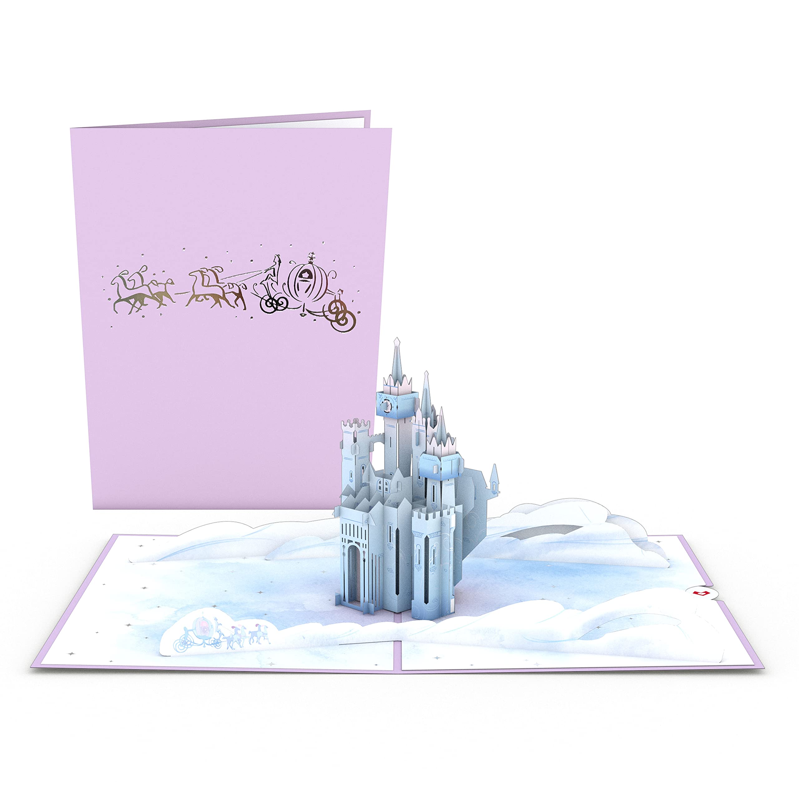 Lovepop Disney Cinderella's Castle 3D Pop-Up Greeting Card - Perfect for Birthdays, Anniversaries & Special Occasions | Magical Gift for Disney Fans & Collectors