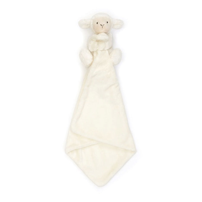 Jellycat Bashful Lamb Soother - Ultra Soft Plush Stuffed Animal for Babies & Kids | Perfect for Cuddling, Nursery Decor, and Comforting Gifts