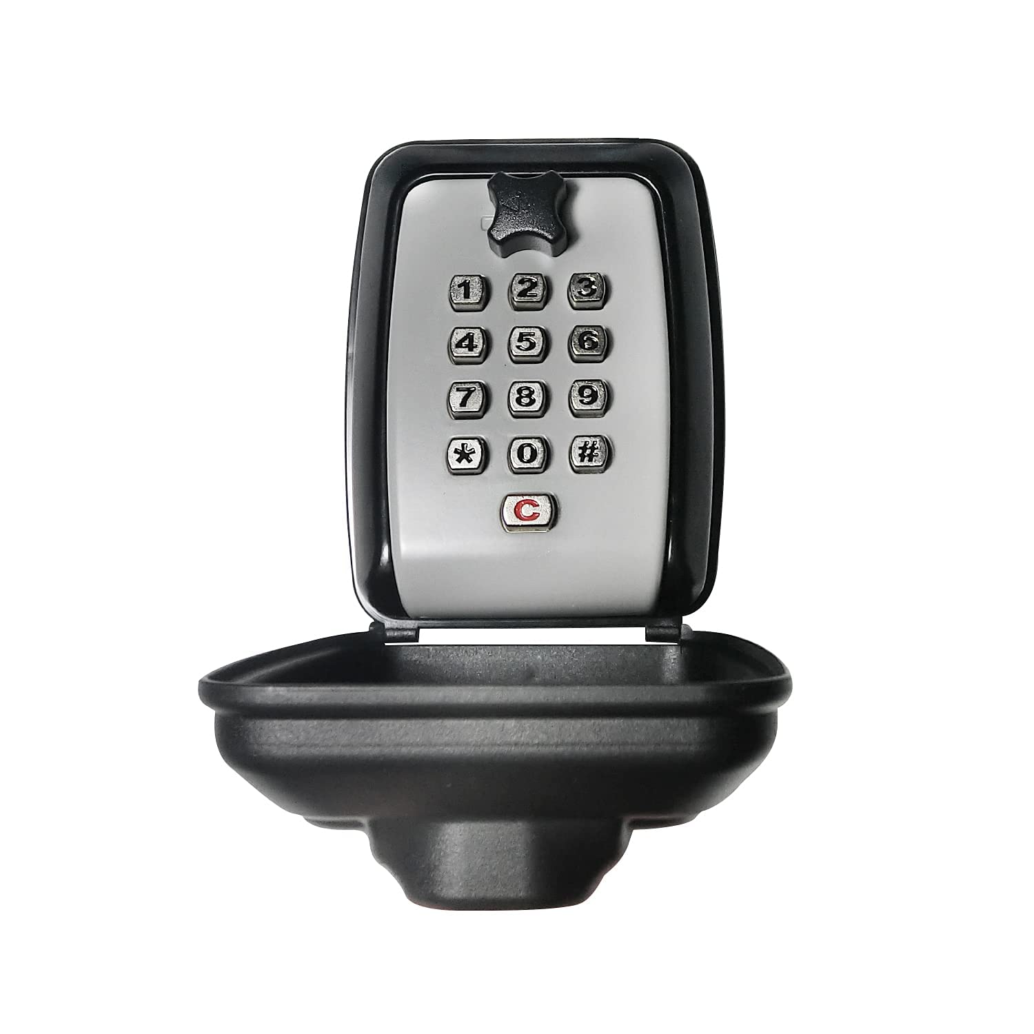 Waterproof Push Button Lock Box - Outdoor Wall Mounted Key Storage with 10-Digit Resettable Code | Heavy Duty Weatherproof Protective Shell | Large Capacity Key Safe for Home, Garage & Vacation Rental | Perfect for Hidden Spare Key Storage & Property Access Management