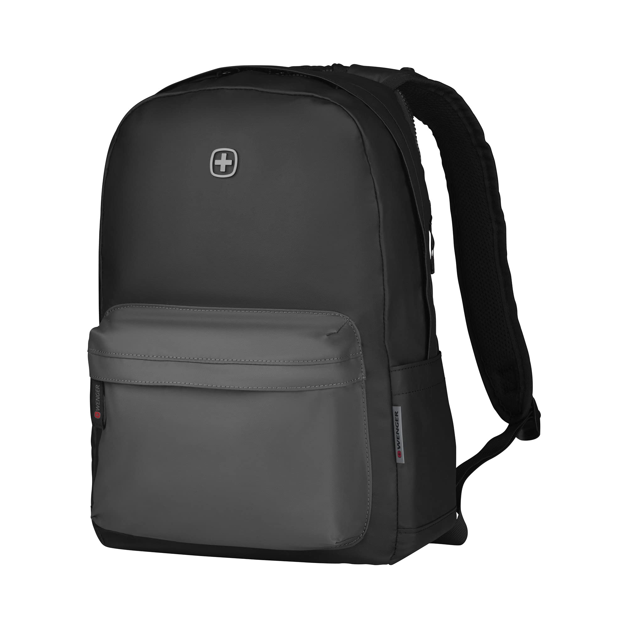Wenger 606968 Photon 14 Inch Unisex Laptop Backpack - Black/Grey - Durable School & Travel Backpack for Work, College & Everyday Use