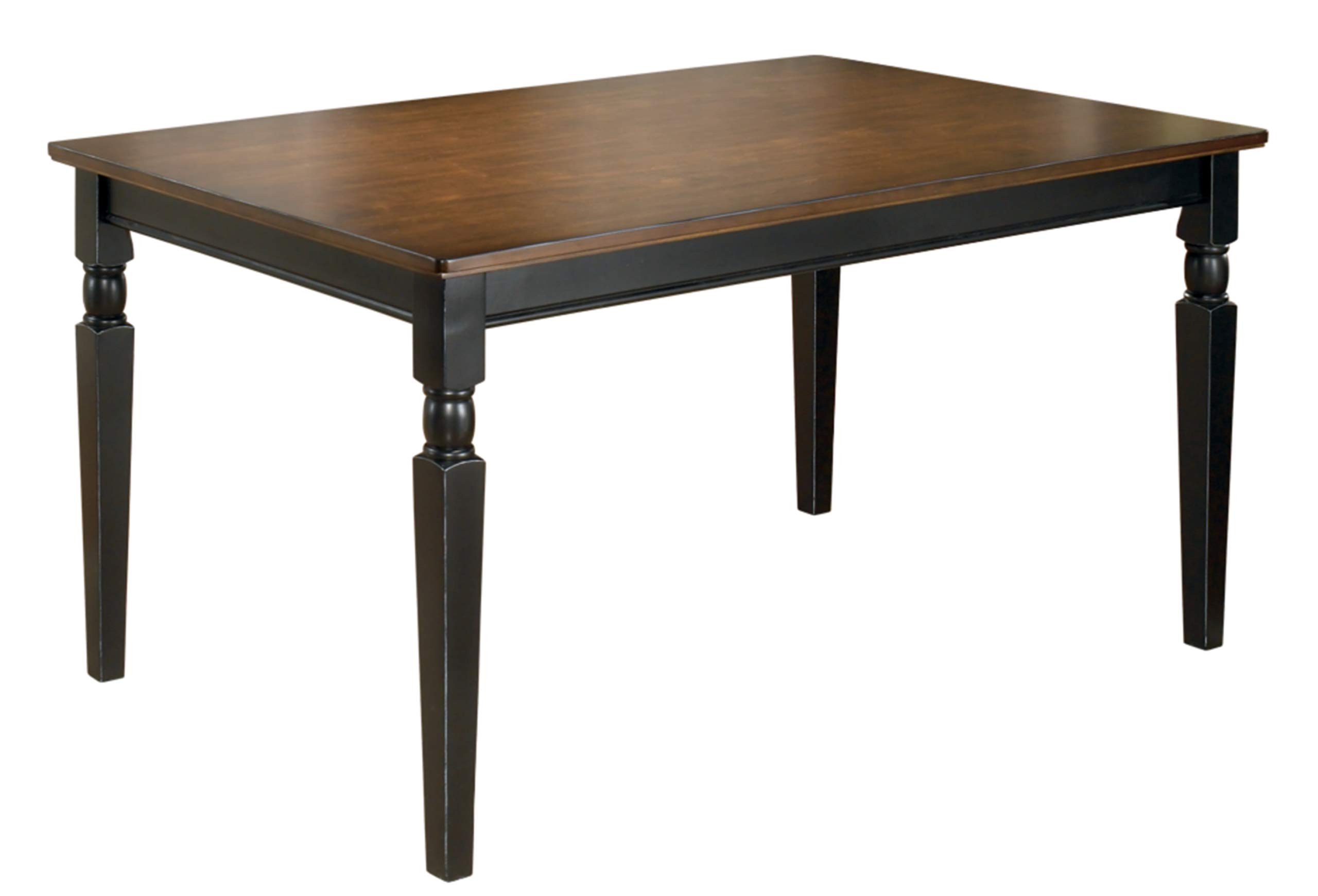 Signature Design by Ashley Owingsville 5-Piece Dining Table Set, Black/Brown Finish - Perfect for Family Gatherings & Dinner Parties