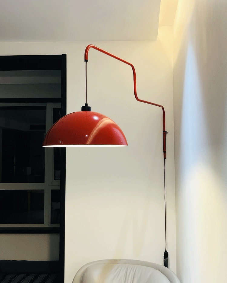 Elio Plug-In Wall Lamp - Modern LED Night Light for Bedroom, Nursery, Hallway - Energy Efficient & Dimmable Ambient Lighting