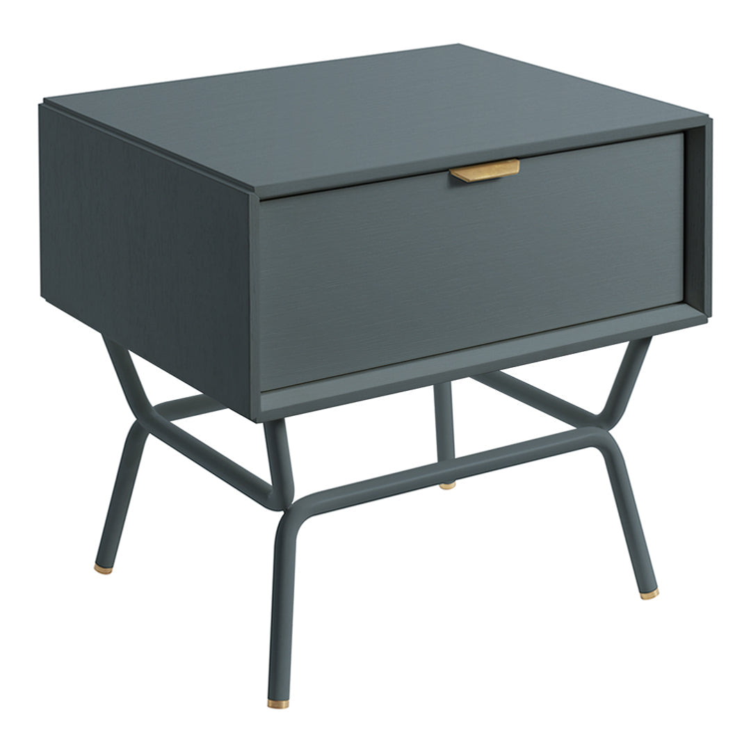 Modern Blu Dot Dang Nightstand - Minimalist Bedside Table with Storage Shelf | Perfect for Small Spaces, Bedrooms & Apartments