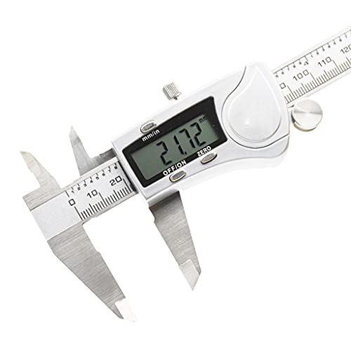 High Precision Stainless Steel Digital Caliper 6 Inch/150mm LCD Measuring Tool - Perfect for DIY Projects, Jewelry Making, and Engineering Measurements
