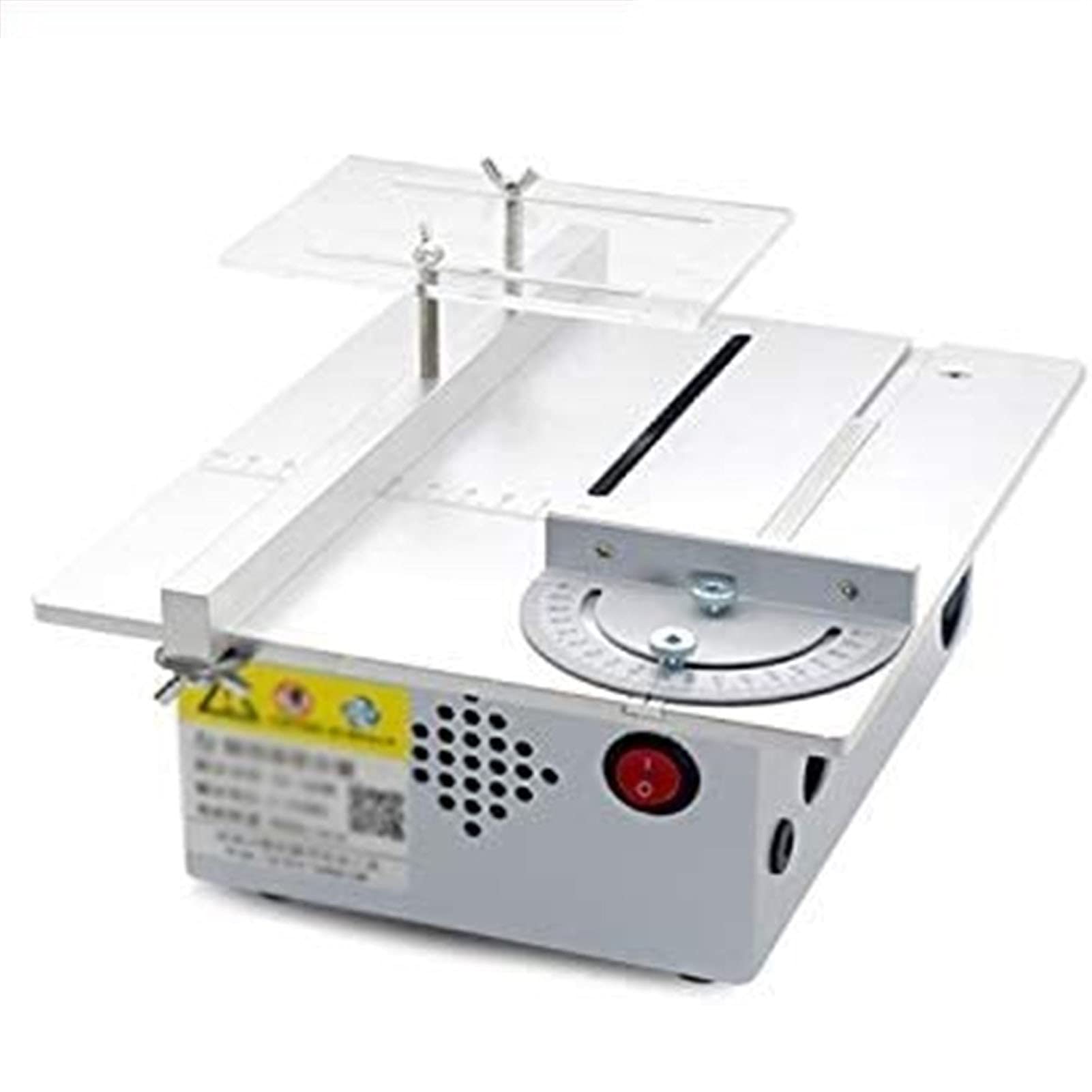 Mini Table Saw - 9000 RPM Precision Bench Circular Saw with 30mm Cutting Depth, Electric Polisher for Wood, Soft Metal, Tile & Plastic - Perfect for DIY Crafts, Woodworking Projects & Home Renovations