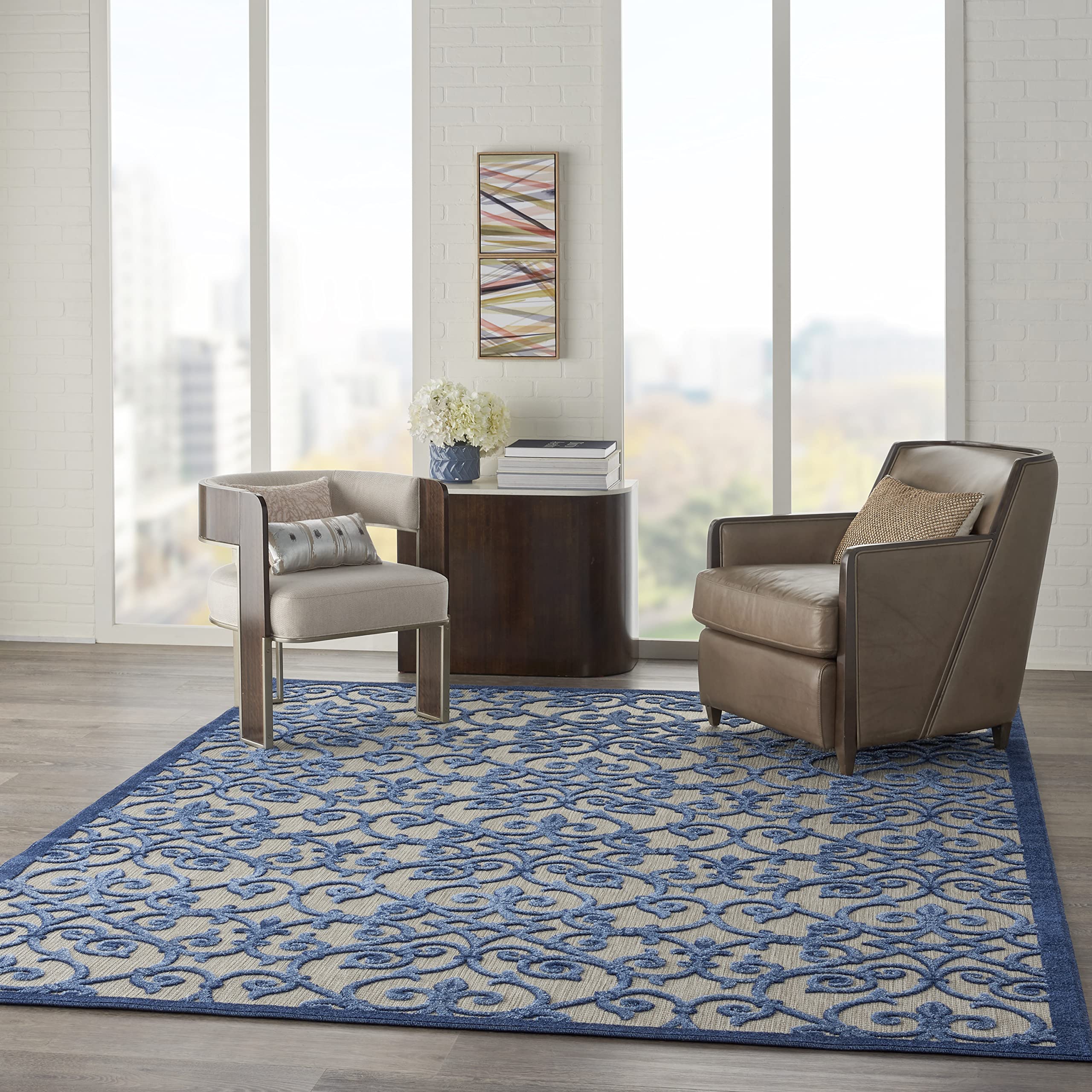 Nourison Aloha Indoor/Outdoor Area Rug 9'6