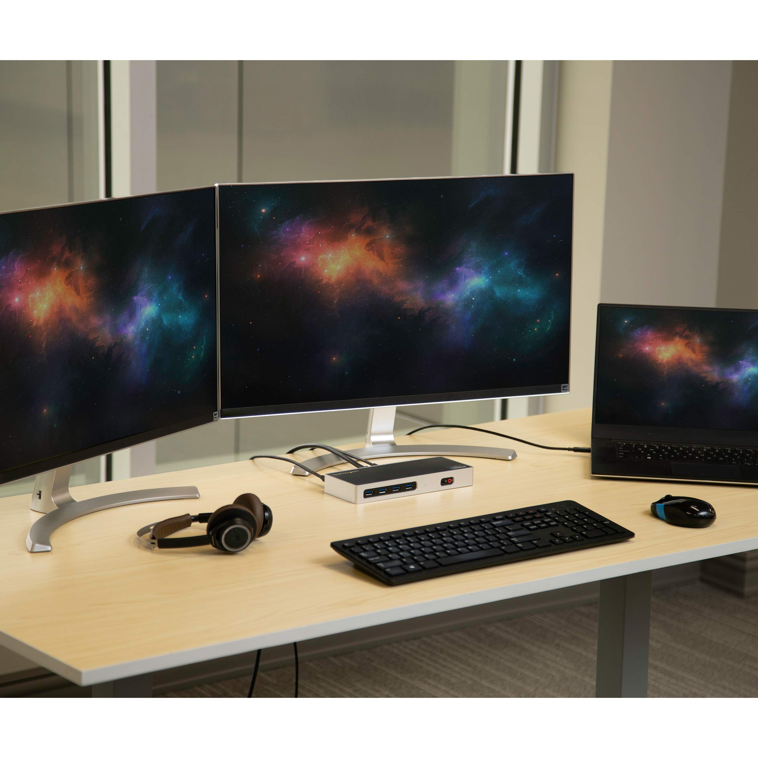StarTech.com Dual 4K Docking Station with USB-C & USB-A 3.0 - Dual Monitor HDMI & DisplayPort Laptop Dock for Mac & Windows (DK30A2DH) - Perfect for Home Office & Remote Work Setup