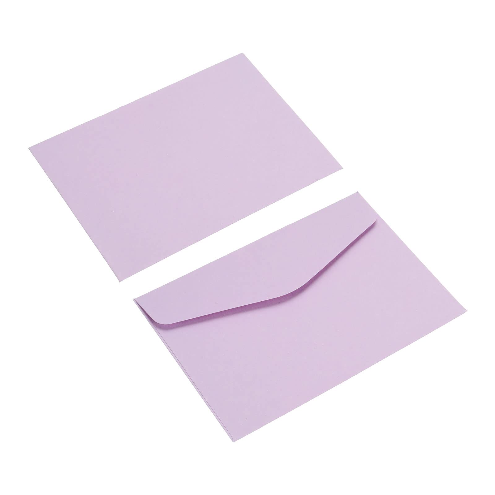 PATIKIL Mini Envelopes 60 Pack - 4.5 x 3.2 Inch Blank Paper Envelopes for Business Cards, Notes & Small Items Storage - Light Purple Party Supplies for Greeting Cards, Invitations & Gift Cards