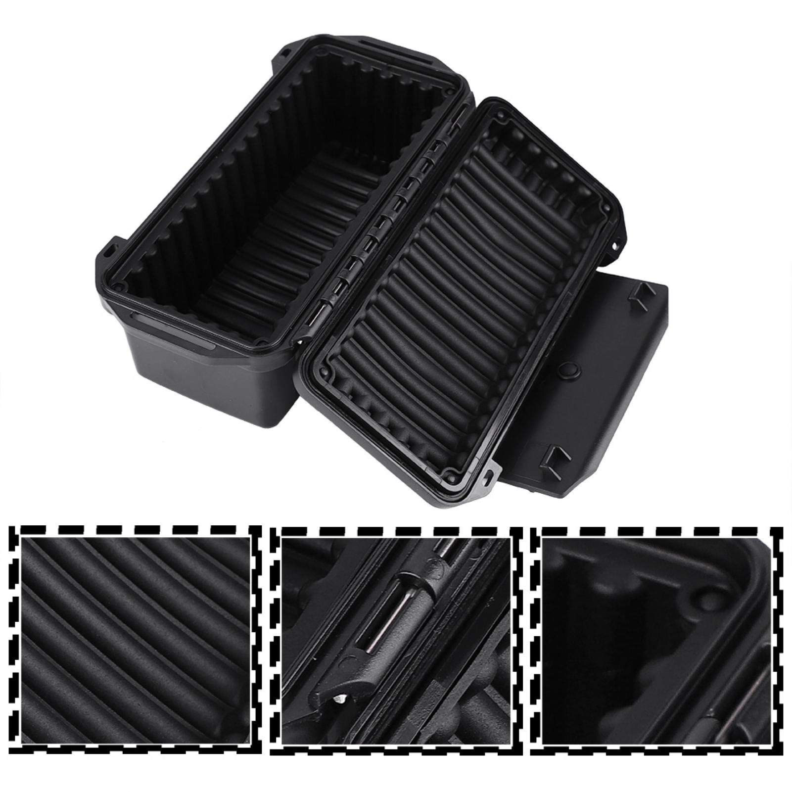 EVTSCAN Waterproof Survival Storage Box - Shockproof & Pressure-Proof Outdoor Emergency Case for Camping, Hiking, and Disaster Preparedness