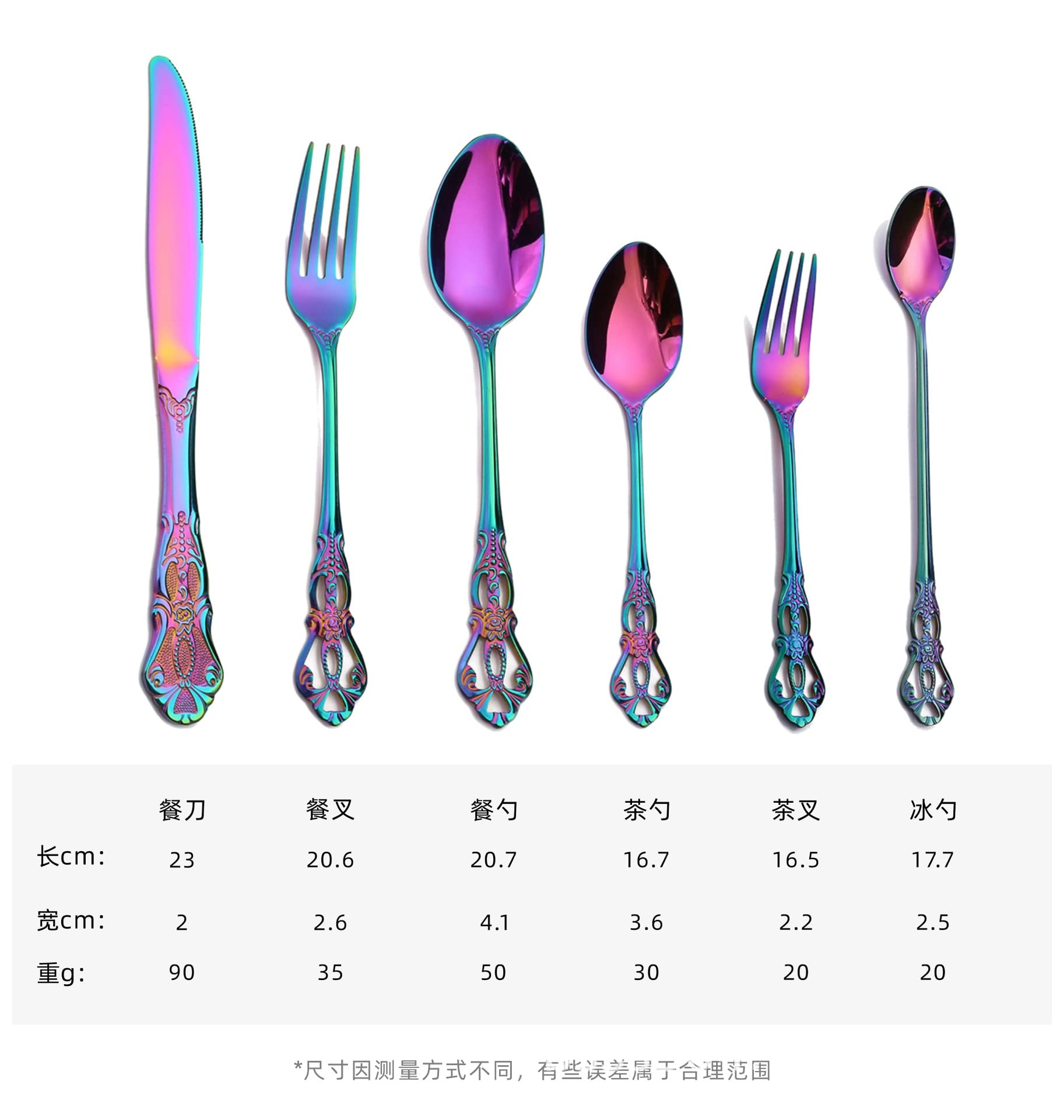 IKXO 24-Piece Stainless Steel Silverware Set for 4 - Mirror Polished Flatware Cutlery Set with Steak Knives, Forks & Spoons - Dishwasher Safe Utensils for Dining, Parties & Home Decor - Camouflage Design