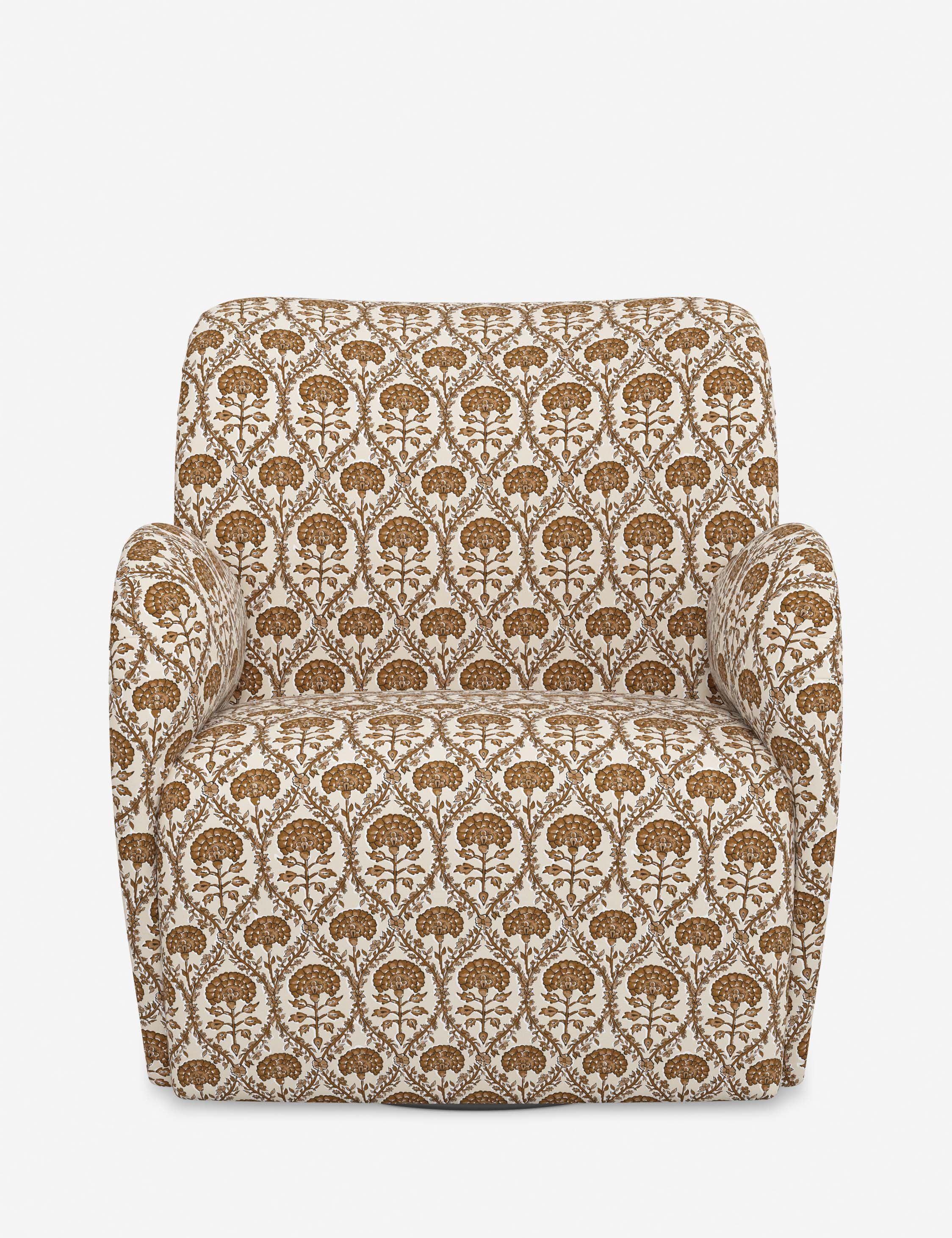 Ochre Blockprint Floral