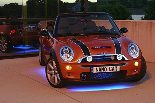 Brand Grill Angel Eye Halo Fog Driving Lamps - Compatible with Mini Cooper/S - High Visibility LED Fog Lights for Night Driving & Bad Weather Conditions