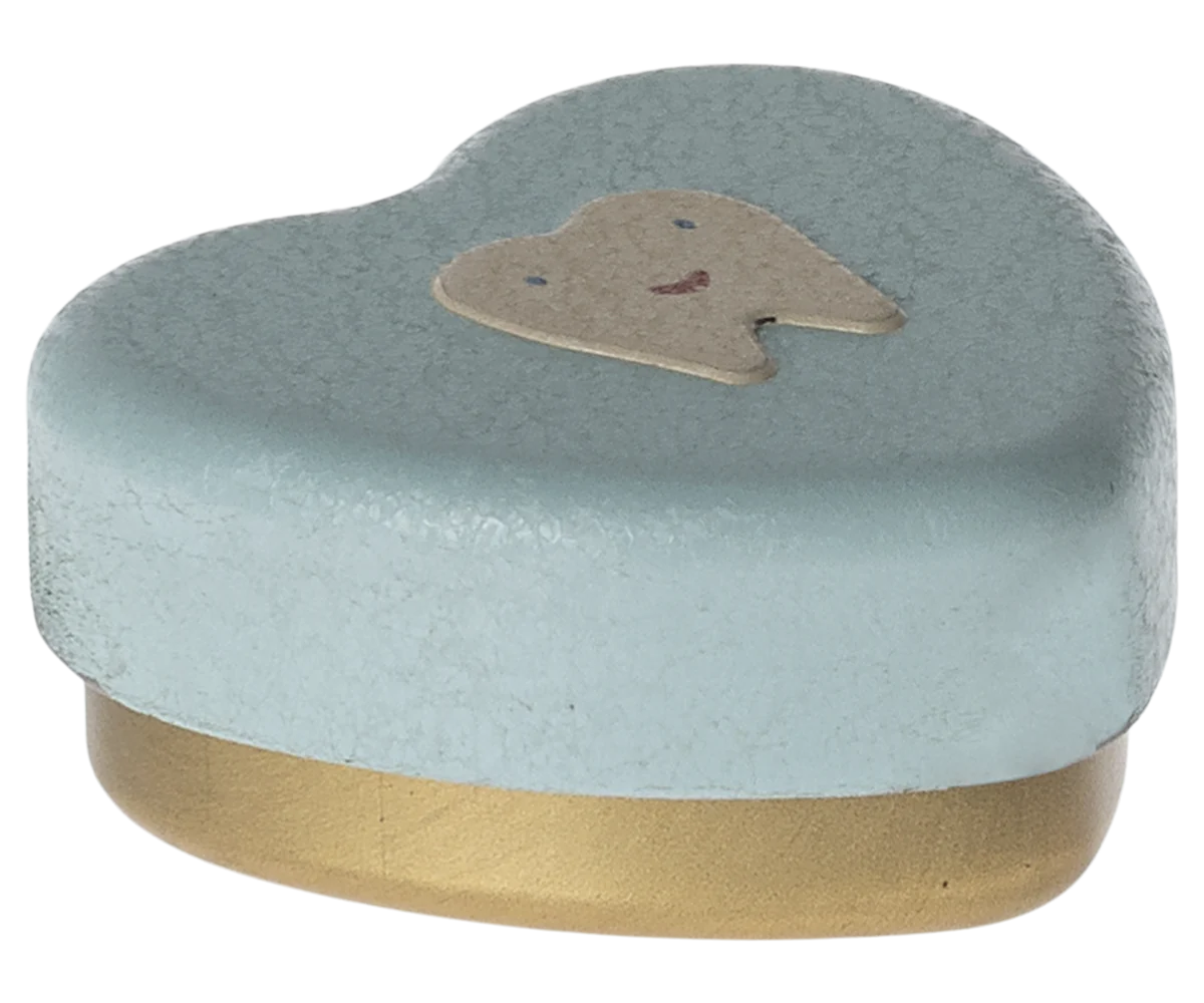 Mint Small Tooth Box - Portable Travel Dental Storage Container for Jewelry, Pills, and Organizing Small Items | Perfect for Travel, Home, and Office Use