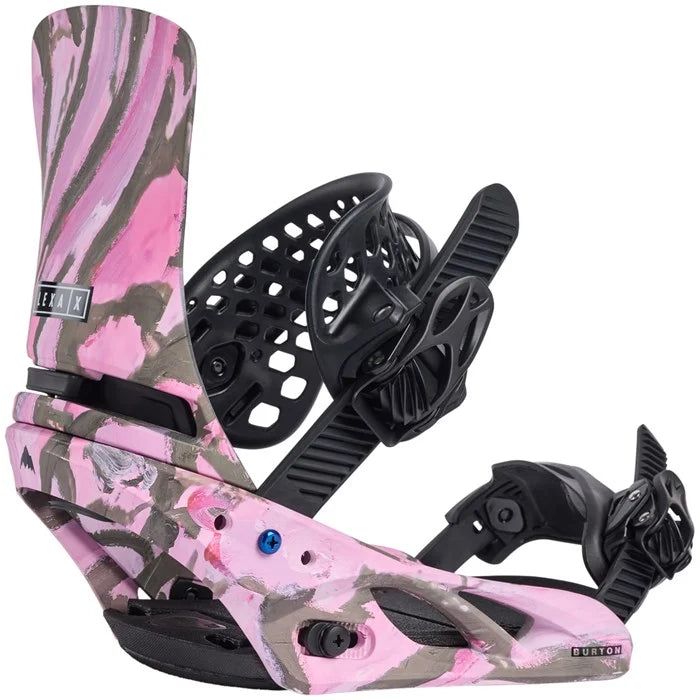 Burton Women's Lexa X Snowboard Bindings 2025 - High-Performance Snowboard Bindings for Women | Perfect for All-Mountain Riding & Freestyle Snowboarding
