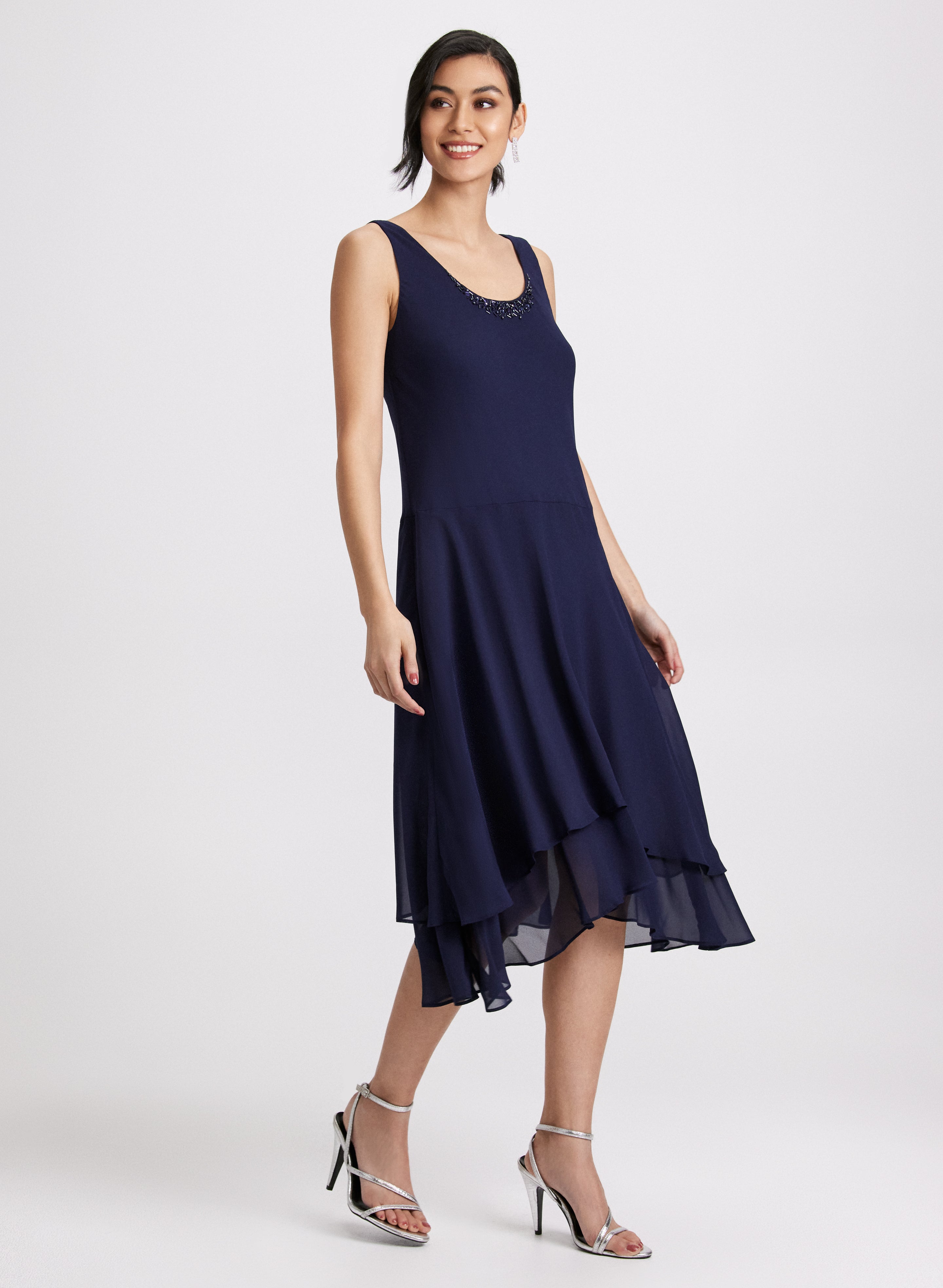 Elegant Chiffon Jacket & Dress for Women - Lightweight & Flowy Outerwear for Spring & Summer - Perfect for Weddings, Parties & Casual Outings