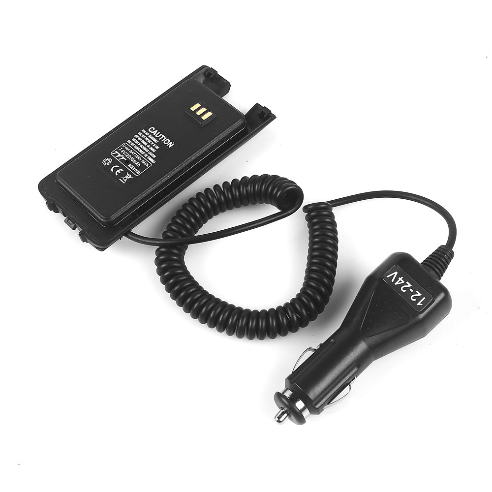 TYT MD 390/MD 390 GPS Car Charger Battery Eliminator - 12V Vehicle Power Adapter for Two-Way Radio - Perfect for Truckers, Emergency Responders & Road Trips