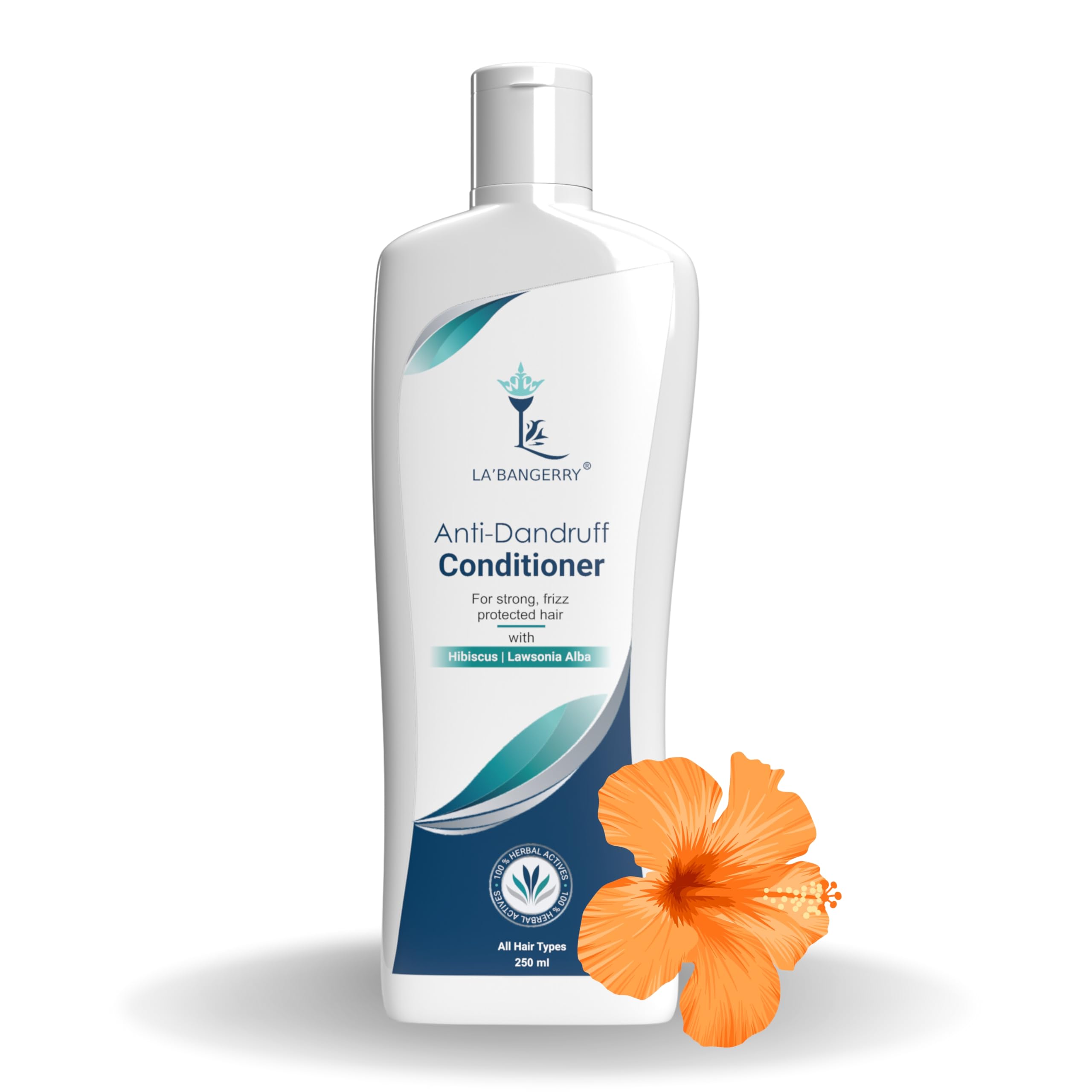 LA'BANGERRY Organic Anti-Dandruff Conditioner for Dry & Damaged Hair - 100% Natural Treatment for Men & Women - Safe for All Hair Types | Hydrates Scalp & Reduces Flakes for Healthy Hair at Home or Salon