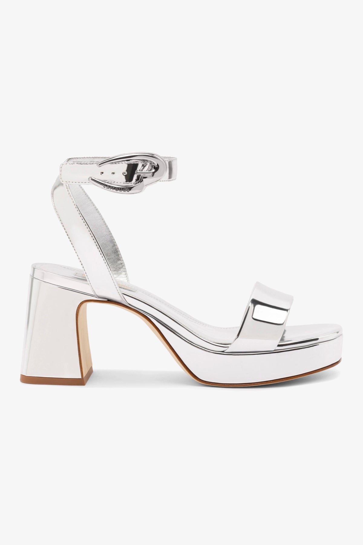 Dolly Verona Low Sandal Women's Comfortable Silver Mirror Sandals - Perfect for Summer, Beach, and Casual Outings