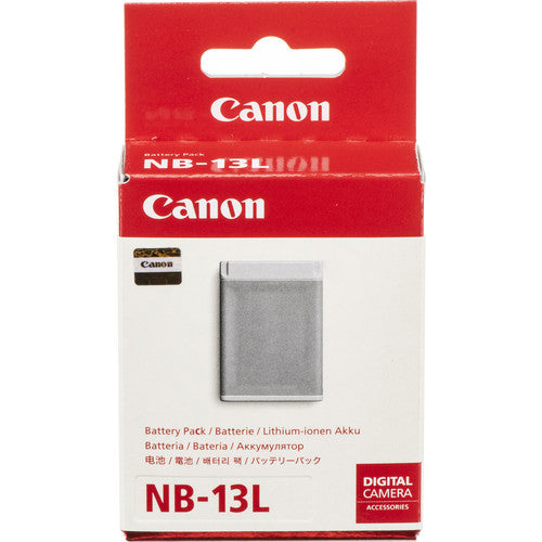 Canon NB-13L Lithium-Ion Battery Pack (3.6V, 1250mAh) - Replacement Battery for Canon Cameras - Perfect for Travel Photography & Vlogging