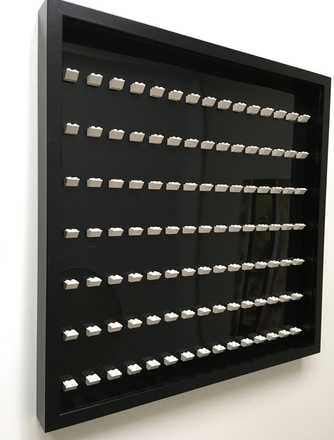 Black Display Frame for 105 Lego® Minifigures - Large Black Edition - Perfect for Lego Collections, Office Decor & Gift Giving