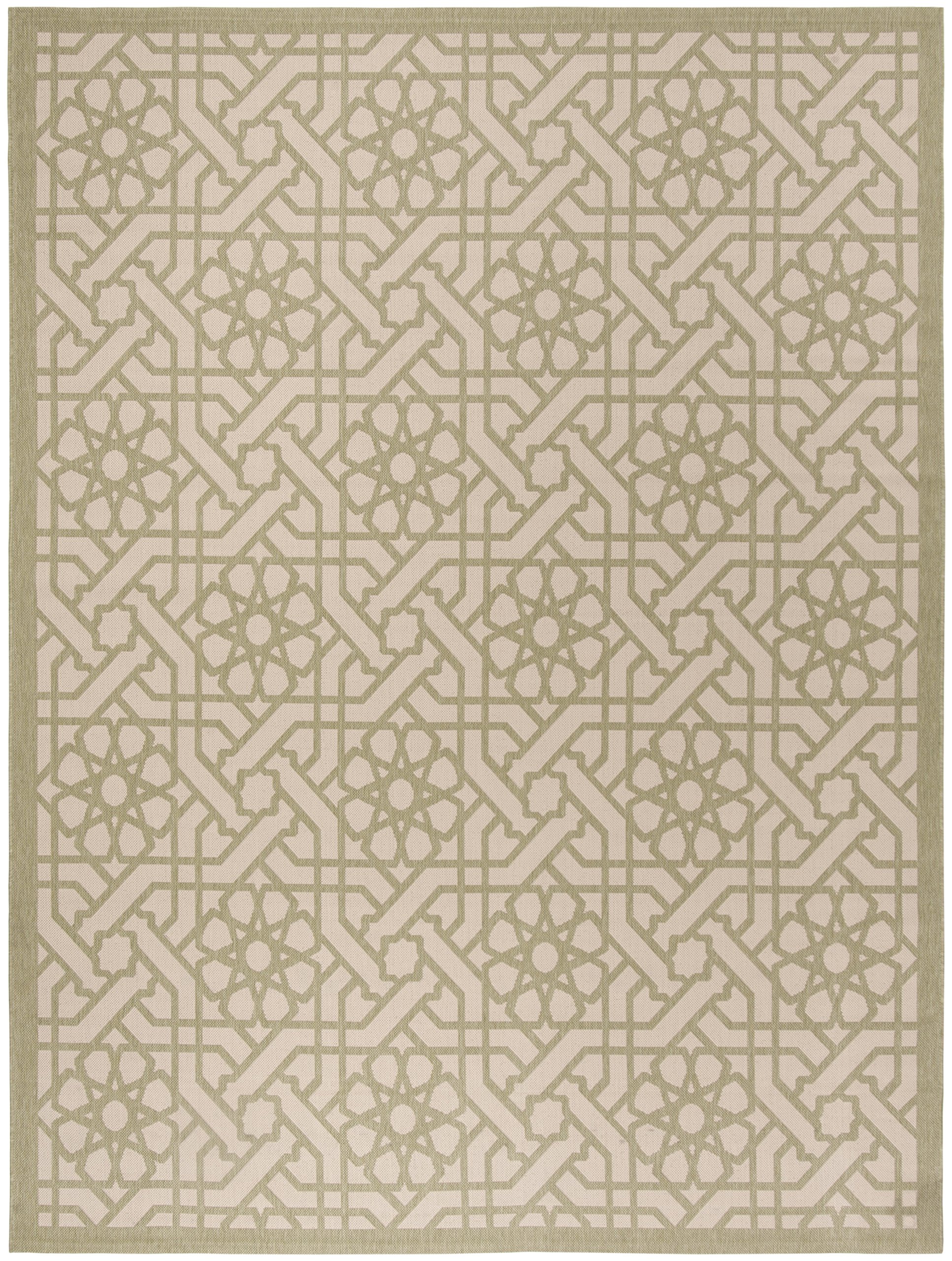 MARTHA STEWART x SAFAVIEH Lily Pad MSR4245 Indoor/Outdoor Rug 5'3