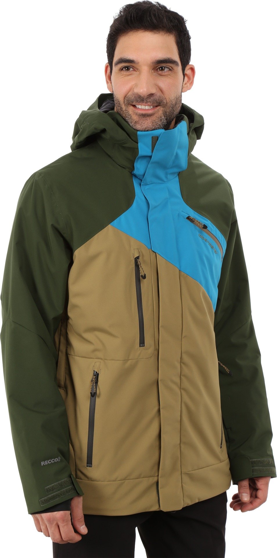 Obermeyer Men's Poseidon Waterproof Ski Jacket - Lightweight Insulated Winter Coat for Snowboarding & Outdoor Activities