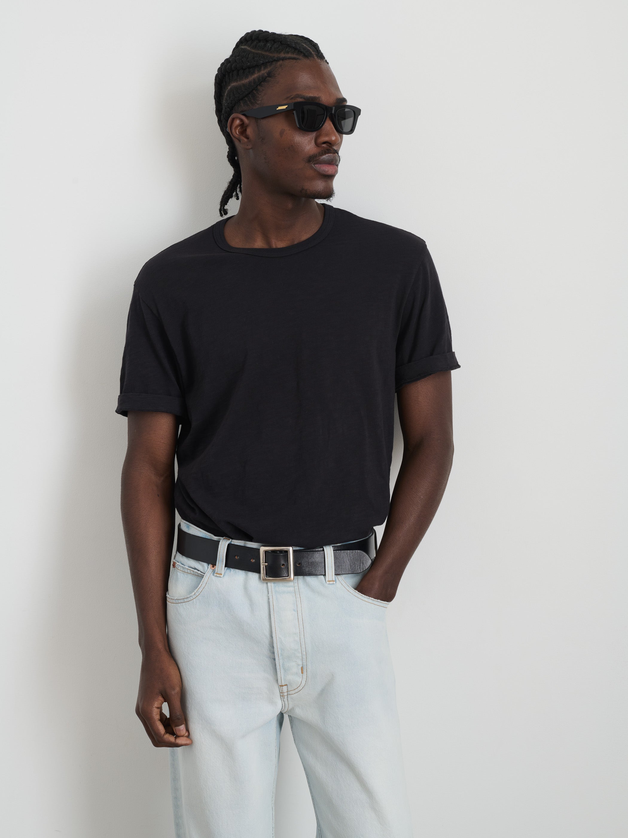 Premium Slub Cotton Standard T-Shirt for Men & Women - Comfortable Casual Wear for Everyday Outfits & Layering