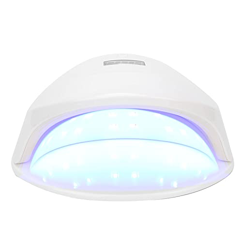 Professional 56W UV LED Nail Lamp with 3 Timer Settings - Fast Curing Gel Nail Dryer for UV/LED Gel Polish, Red Light Therapy & Memory Function | Perfect for Home & Salon Manicures, Nail Extensions & Gel Polish Curing (EU Plug)