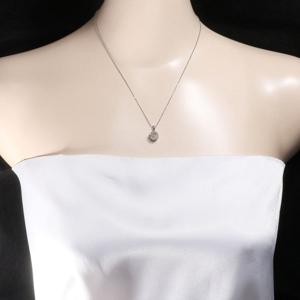 18K White Gold Brown Diamond Necklace for Women - Elegant Luxury Jewelry Gift for Anniversary, Valentine's Day & Special Occasions - Perfect for Evening Parties, Weddings & Date Nights