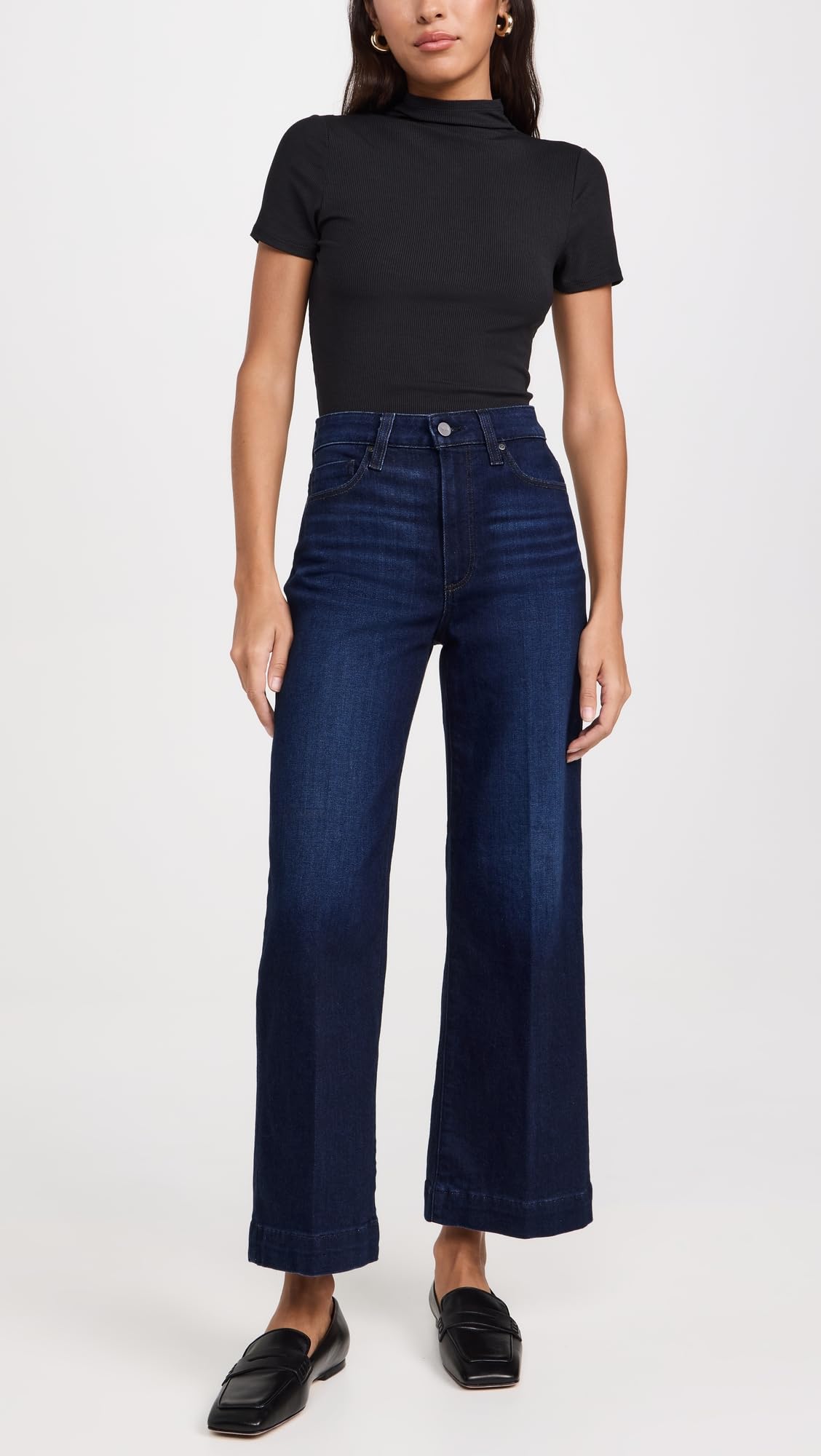 PAIGE Women's Anessa Starboard High-Rise Skinny Jeans - Stretch Denim for Comfort & Style | Perfect for Casual Outfits & Night Out Looks