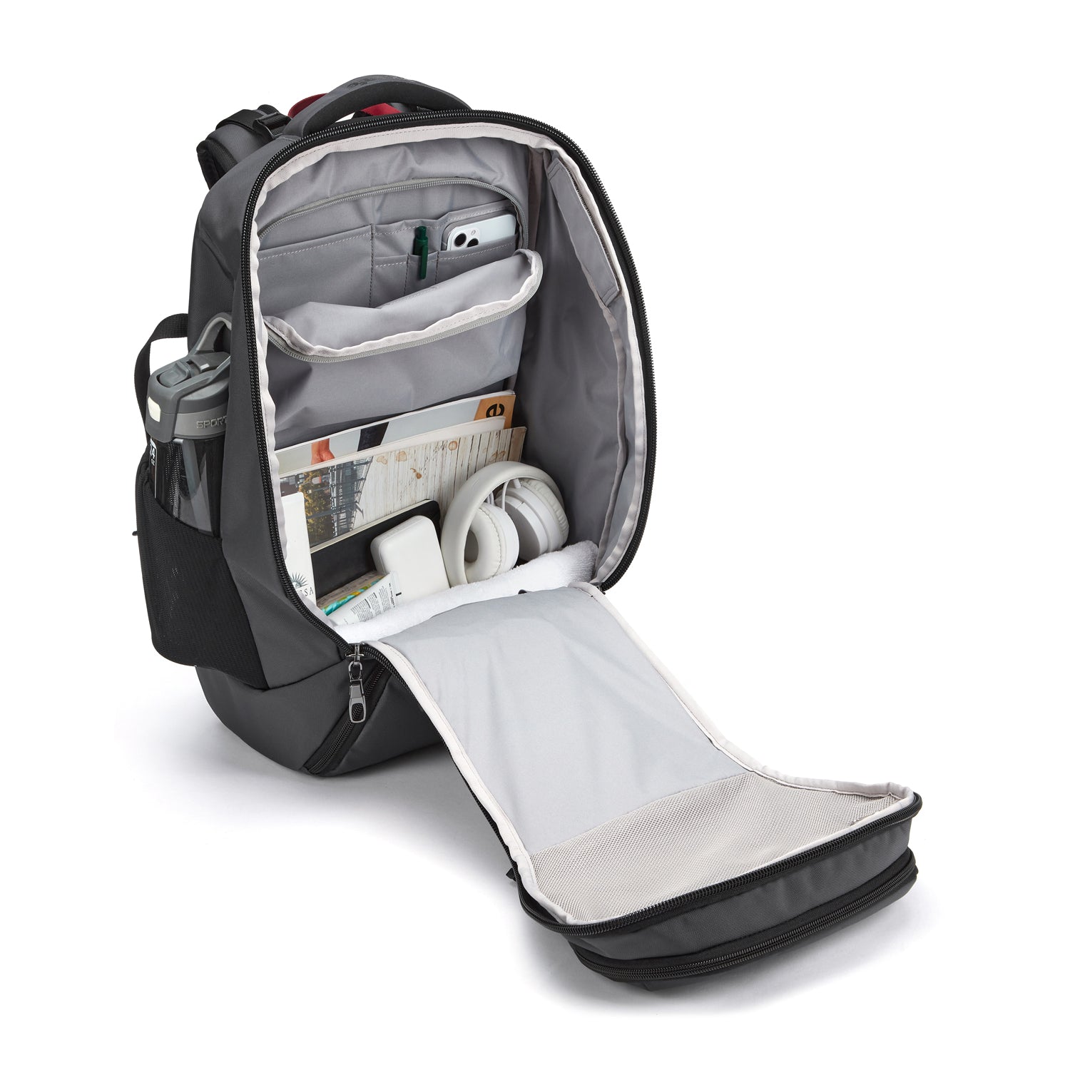 Pacsafe Venturesafe EXP35 Anti-Theft Travel Backpack - Secure 35L Carry-On Backpack for Laptops & Essentials | Perfect for Commuting, Business Trips & Adventure Travel