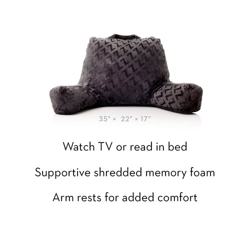 Malouf Lounge Pillow - Ultra Soft Support for Sofa, Bed & Floor - Perfect for Reading, Relaxing & Lounging at Home