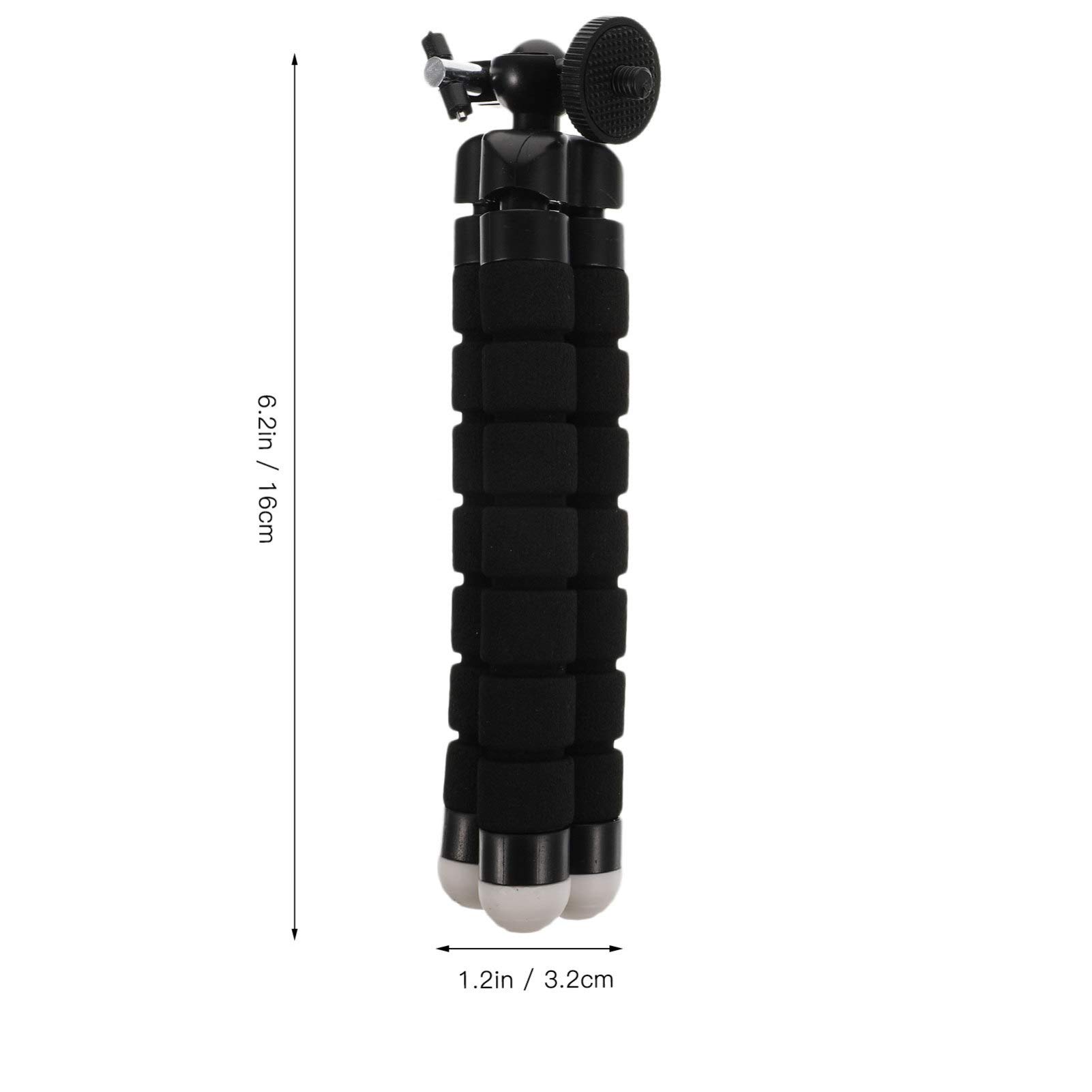 OSALADI Compact Stainless Steel Phone Stand - Adjustable Desk Tripod for Smartphones, Perfect for Video Calls, Live Streaming & Photography (Ideal for Home Office, Vlogging & Content Creation)