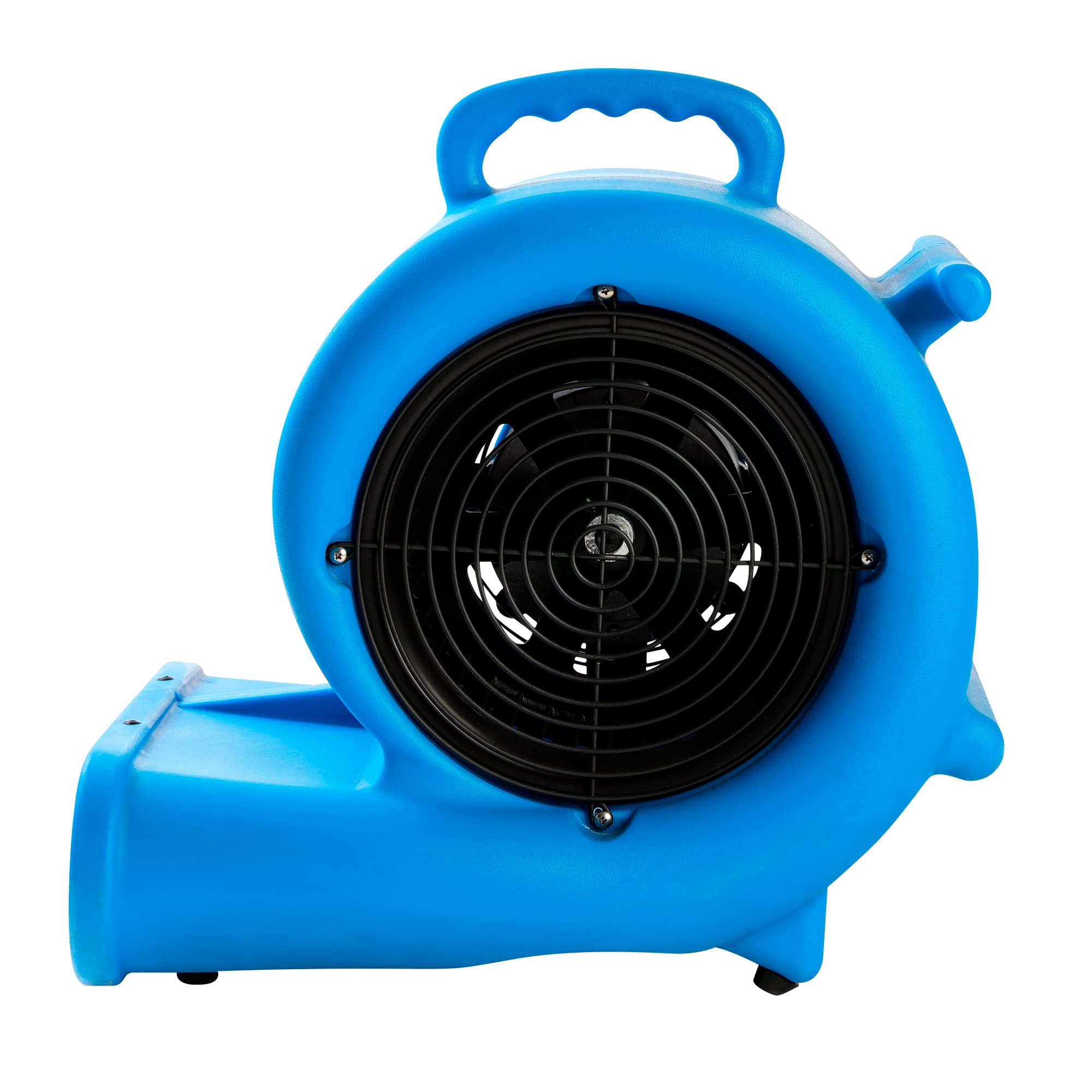 Mounto 1/3 HP 2000 CFM Air Mover Carpet Dryer Blower - 3-Speed Floor Drying Fan with Dual GFCI Outlet & 25ft Power Cord for Water Damage Restoration, HVAC Cooling, Home & Commercial Air Circulation