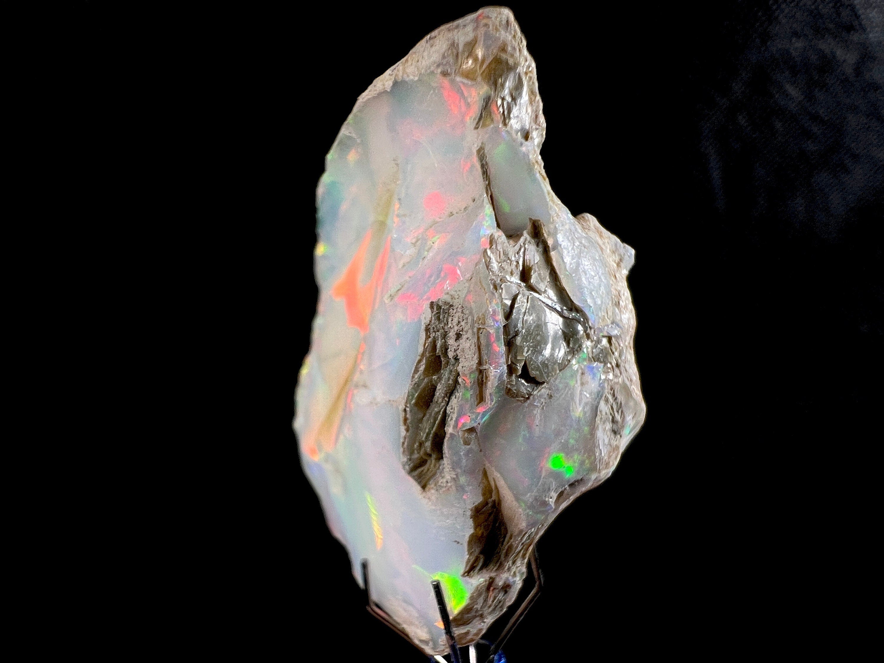 Premium 4A Welo Opal Raw Crystal - Certified Cutting Grade Opal Gemstone for Jewelry Making (50612) - Perfect for Rings, Pendants & DIY Craft Projects