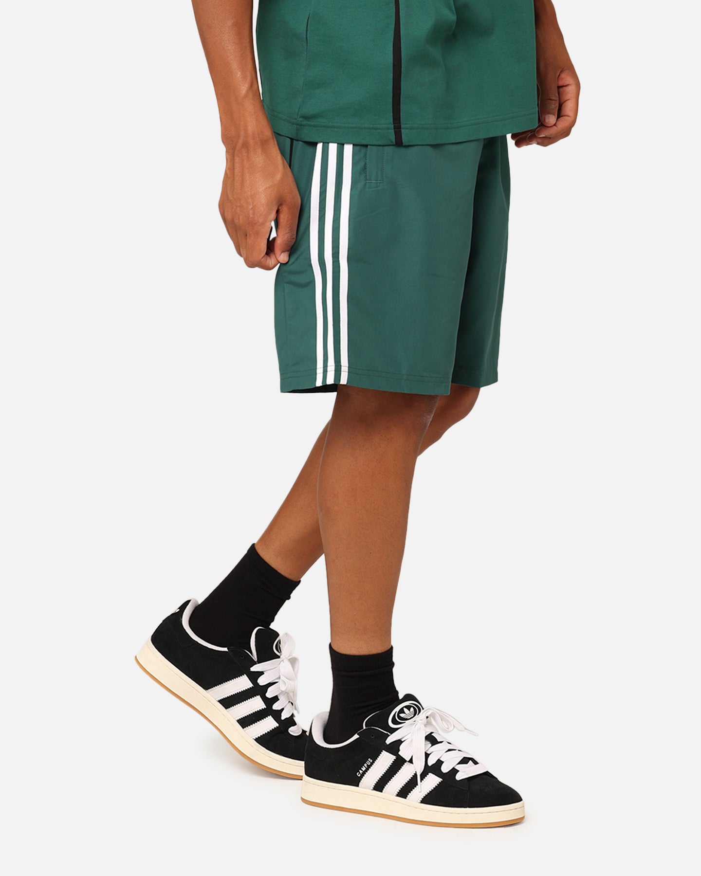 Adidas Oversized Shorts for Men - Collegiate Green Athletic Shorts | Comfortable & Breathable for Running, Gym & Casual Wear