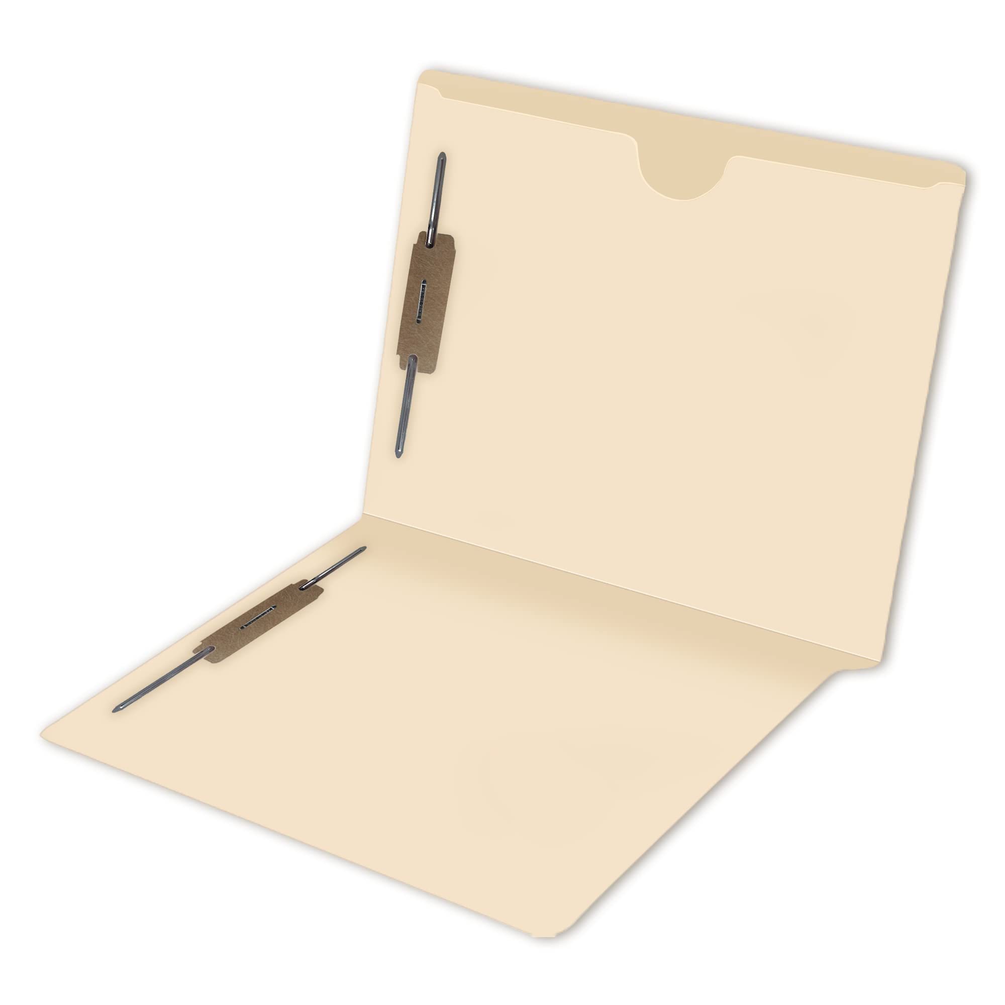 Premium Manila Pocket File Folders - Letter Size, 2 Fasteners, 14pt Heavy Duty, 50-Pack Box | Perfect for Office Organization, School Projects & Document Storage