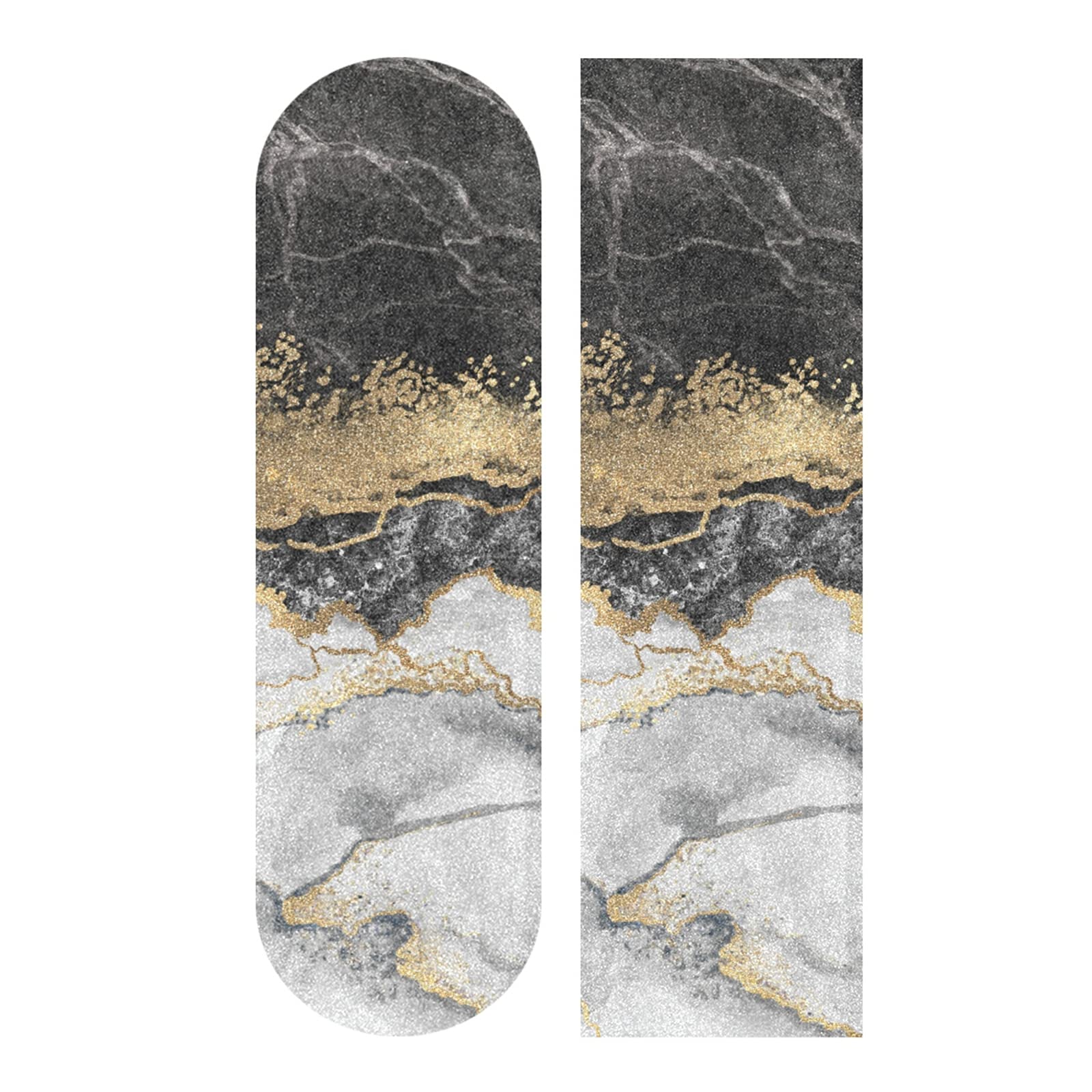 Poeticcity Waterproof Skateboard Grip Tape - Anti-Slip, Tear-Resistant Sandpaper Sheet for Longboards, Scooters & Roller Boards - Bubble-Free, Easy to Apply - Perfect for Street Skating, Commuting & Outdoor Sports