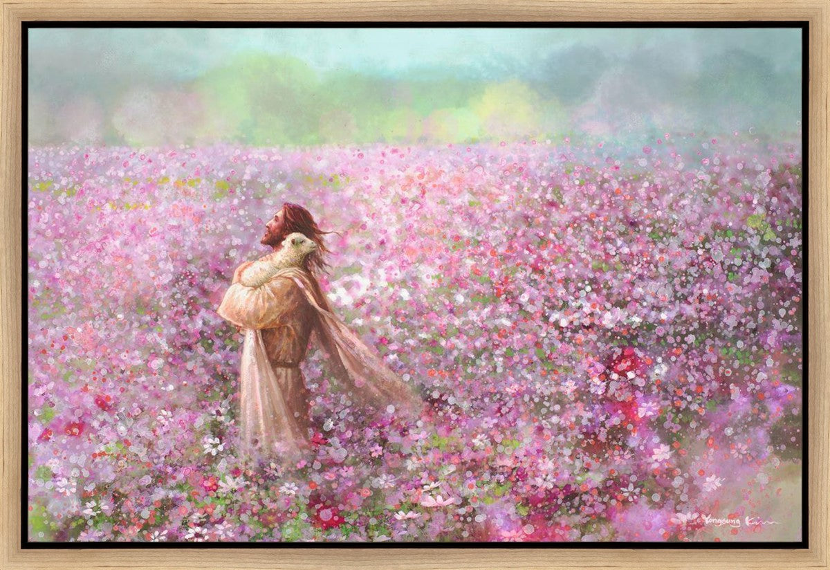 Calming Embrace Gallery Wrap Canvas Art - Handmade Modern Wall Decor for Living Room, Bedroom & Office - Perfect for Home Decor & Gifting