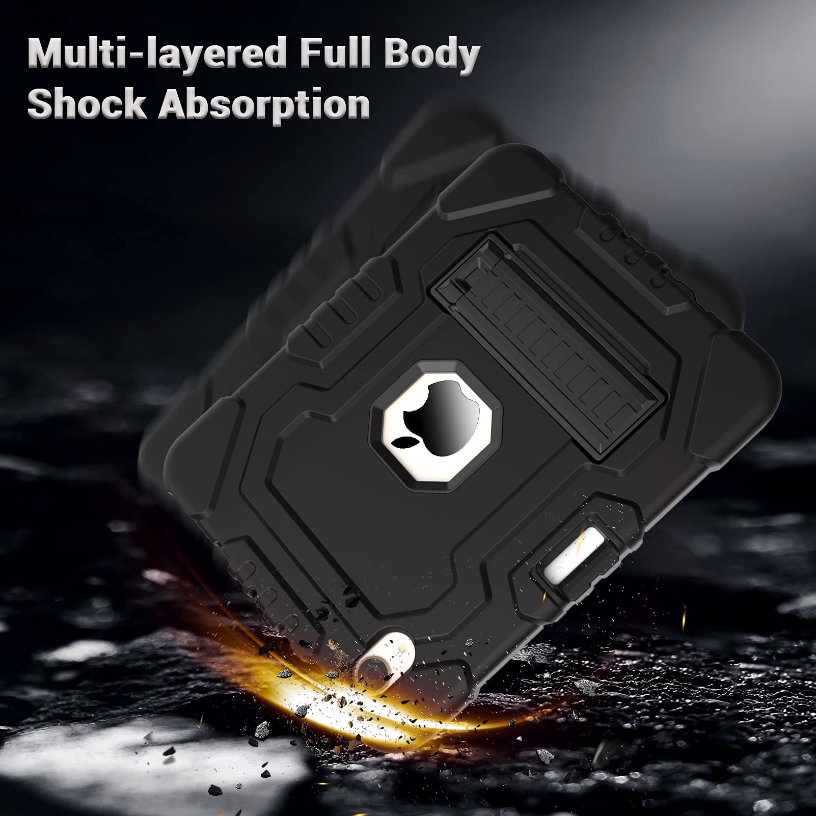 Rugged Shockproof iPad Mini 6 Case (2021, 8.3