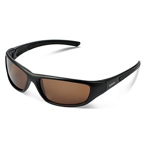 Black Matte Frame With Brown Lens