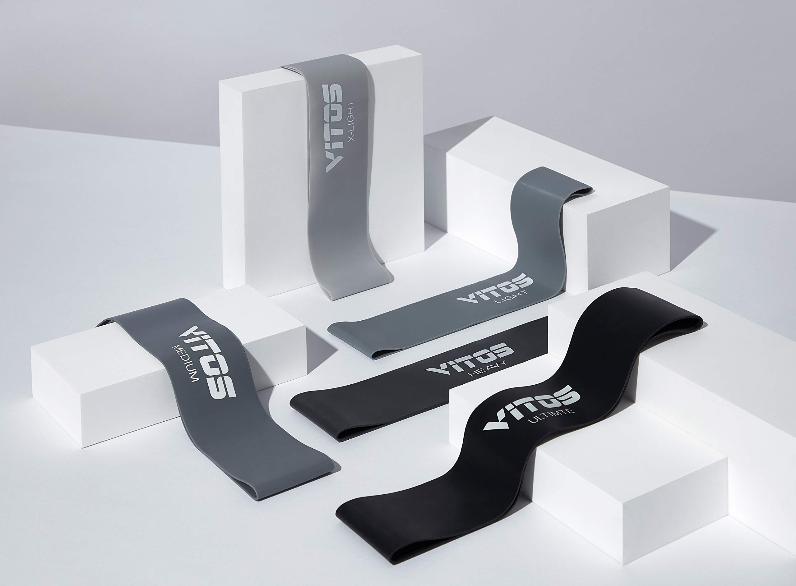 Vitos TPR Resistance Bands for Workout & Yoga | Latex-Free Exercise Loops