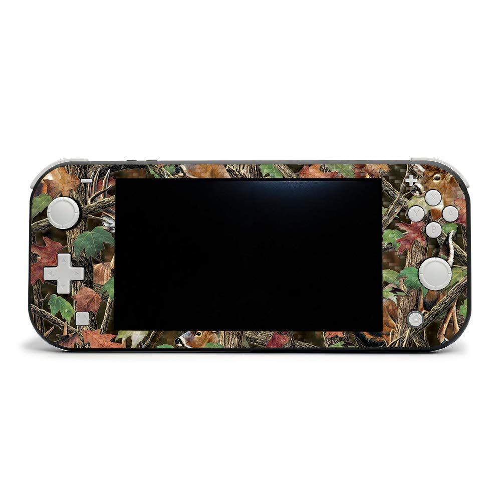 Premium Carbon Fiber Skin for Nintendo Switch Lite - Buck Camo Design | Protective & Durable Textured Cover | Easy to Apply & Remove | Made in USA | Perfect for Gaming Protection & Style Enhancement