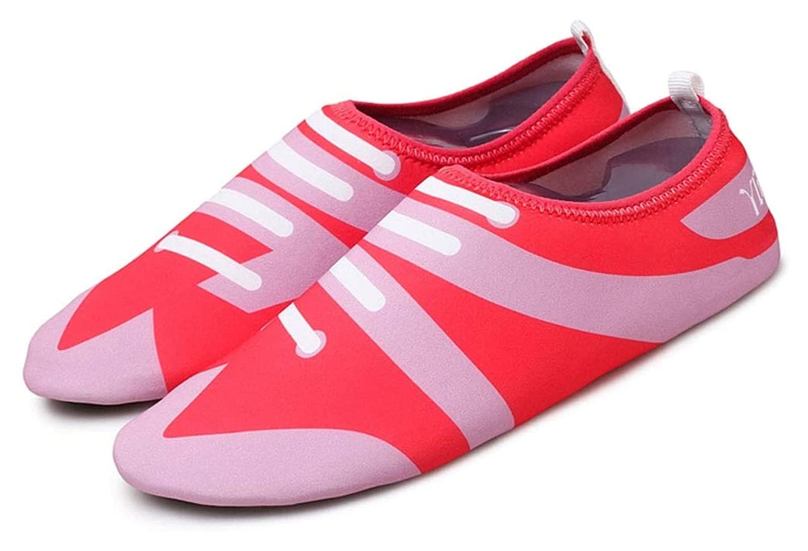 **HUILUN Snorkeling Shoes for Men & Women - Barefoot Water Shoes for Beach, Diving, Swimming & Yoga - Non-Slip Aqua Shoes for Outdoor Activities, Treadmill & Wading**    *(Perfect for Beach Trips, Poolside Relaxation, Water Sports & Gym Workouts!)*