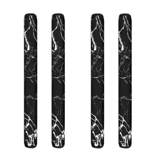 Black Marble Print