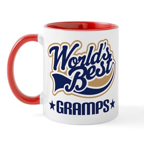 White/Red Inside - Worlds Best Gramps Mug