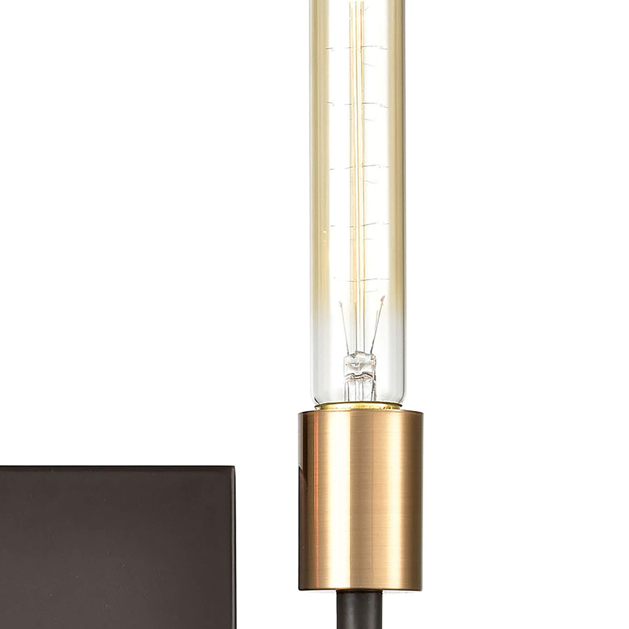Elk Lighting Congruency 2-Light Wall Sconce in Oil Rubbed Bronze - Modern Wall Light Fixture for Bedroom, Living Room & Hallway Lighting