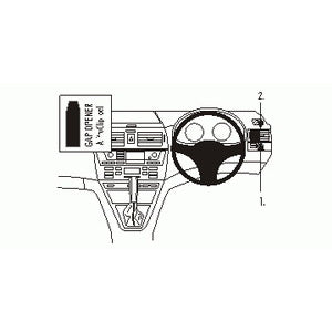 ClicOn No Holes Right Hand Dash Mount for BMW X3 (2004-2010) - Perfect for GPS, Phone & Dash Cam Installation - Secure & Damage-Free Car Accessory